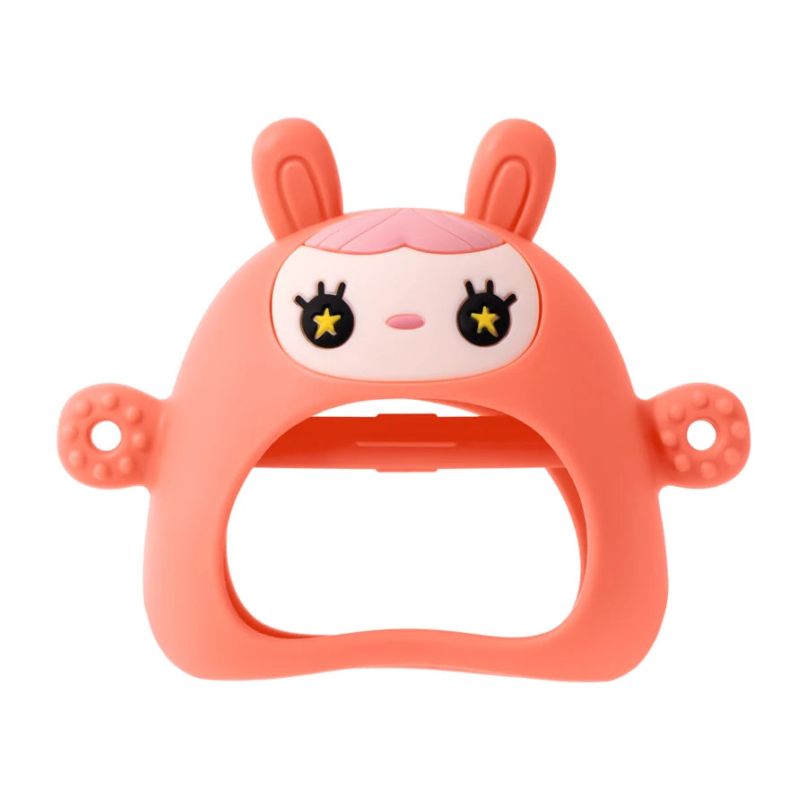 Silicone Animal Teether Gloves for Babies – BPA-Free Soothing Chew Toy