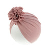 Baby Cotton Turban Hat with Blossom Knot