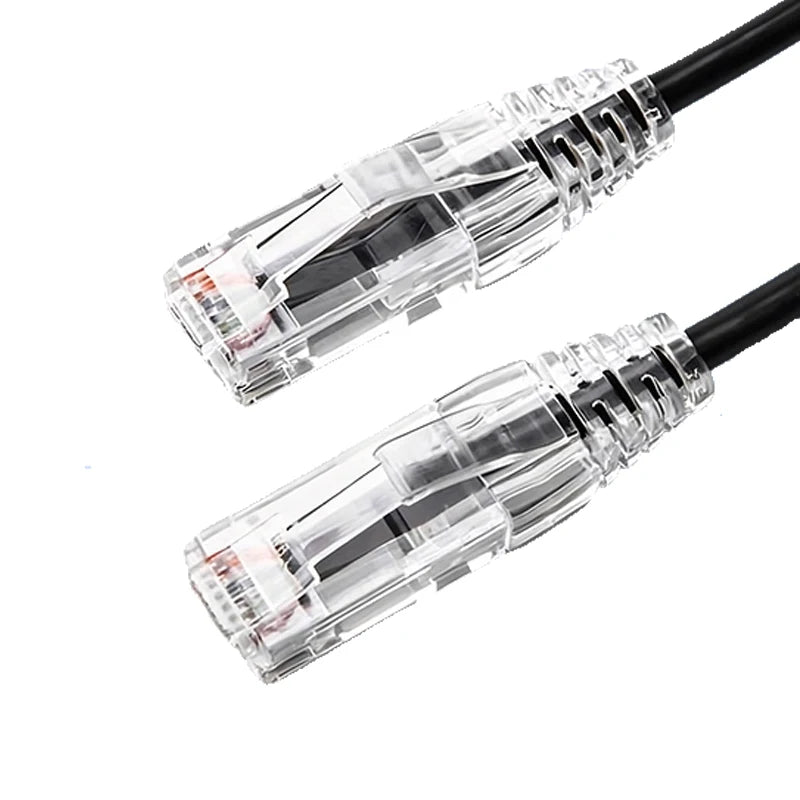 Slim Cat6A Ethernet Patch Cables – 28AWG UTP RJ45 (5-Pack)