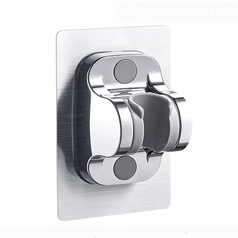 Adjustable No-Drill Shower Head Holder