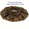 Leopard Print Satin Sleep Bonnet