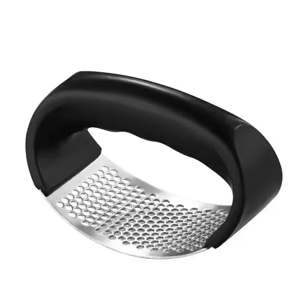 Stainless Steel Garlic Press with Ergonomic Handle