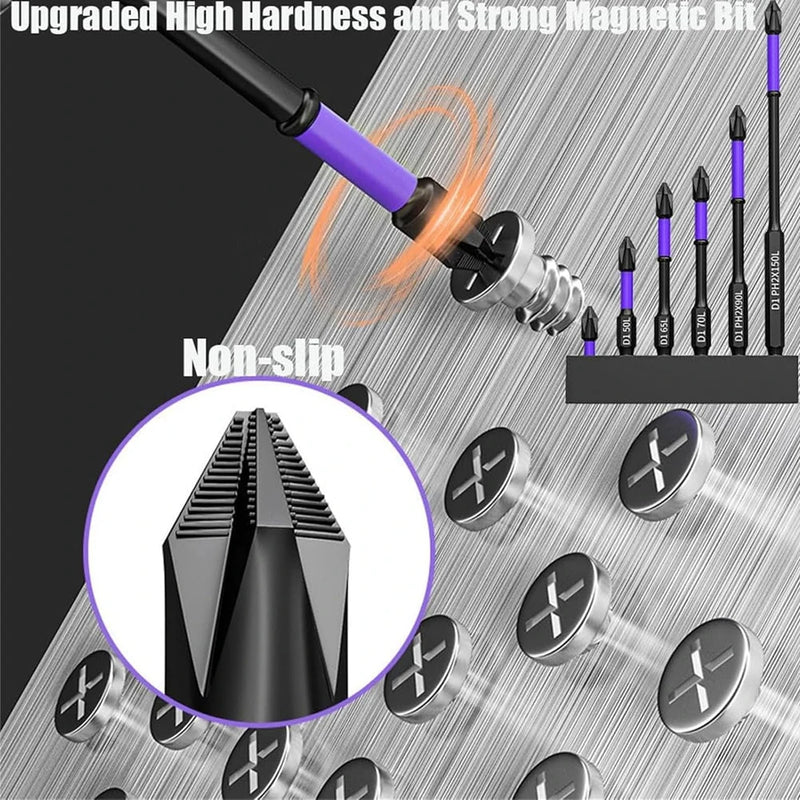 Magnetic Phillips Impact Screwdriver Bits