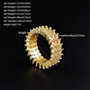 Marquise Zircon Eternity Band Ring