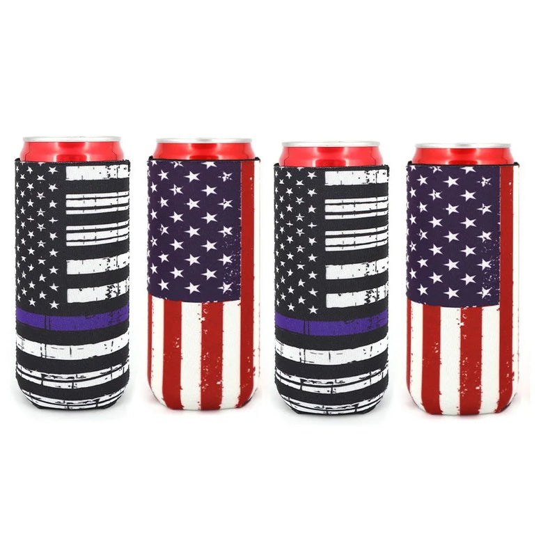 Slim Can Cooler Sleeves (4-Pack)