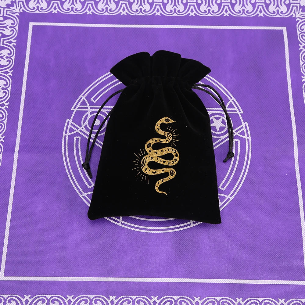 Black Velvet Tarot Card Storage Bag