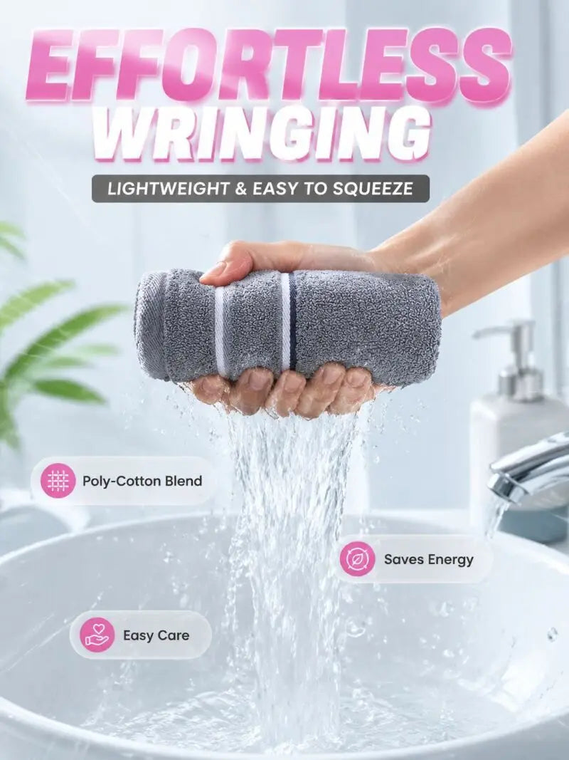 Quick-Dry Pure Cotton Towel – Ultra Soft & Absorbent for Home, Gym, or Travel