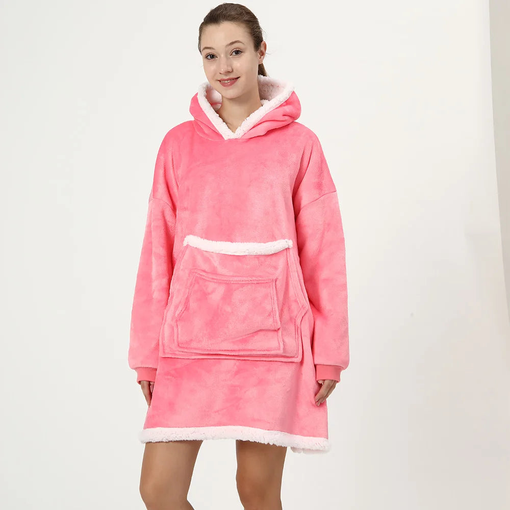 Oversized Plush Hoodie