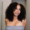 Kinky Curly HD-Spitzenperücke ohne Kleber