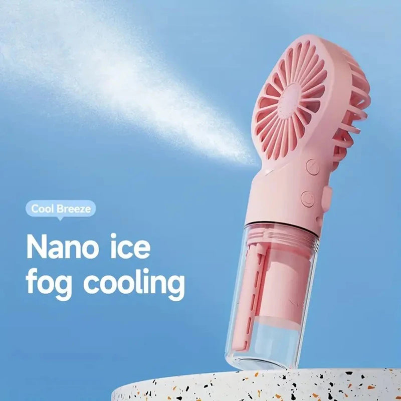 Portable Rechargeable Handheld Spray Fan