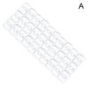 Transparent Removable Adhesive Hooks for Cable Management