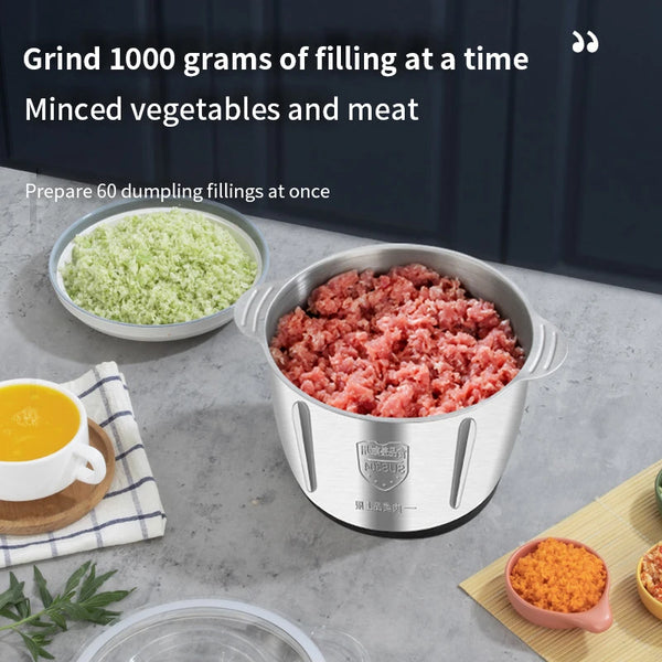 2L Electric Meat Grinder & Food Chopper