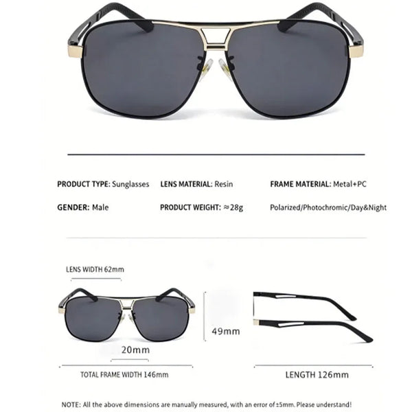 Men's Polarized Aviator Sunglasses