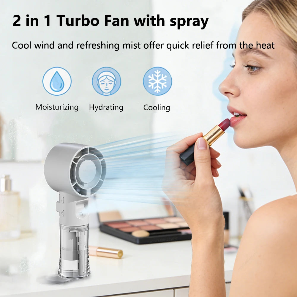 Tragbare wiederaufladbare Nebel-Ventilator