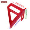 3D Multi-Angle Woodworking Square Ruler