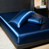 Luxury Satin Fitted Sheet Set with Pillowcases