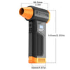 Portable Wireless Jet Fan Air Blower with Digital Display