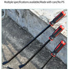 Heavy-Duty Pry Bar with Strike Cap and Nail Puller