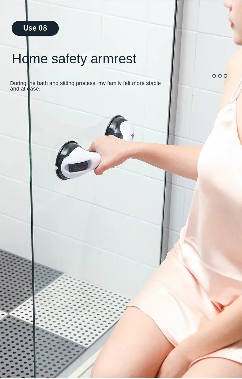 Suction Cup Safety Grab Bar for Bathroom and Shower