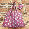 Foldable Eco-Friendly Shopping Bag with Cartoon Print