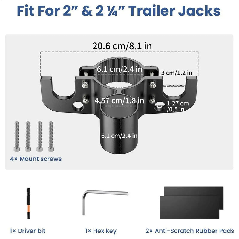 Heavy-Duty Aluminum Trailer Chain & Plug Organizer