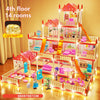 Enchanted Princess Castle DIY Dollhouse with LED Lights