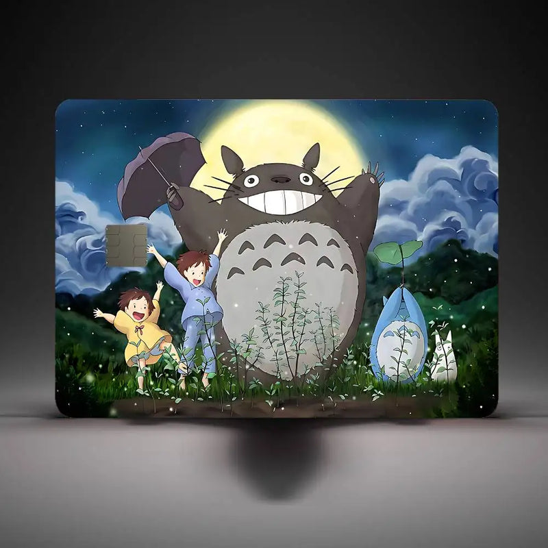 Pegatina para Tarjeta de Crédito Inspirada en Hayao Miyazaki
