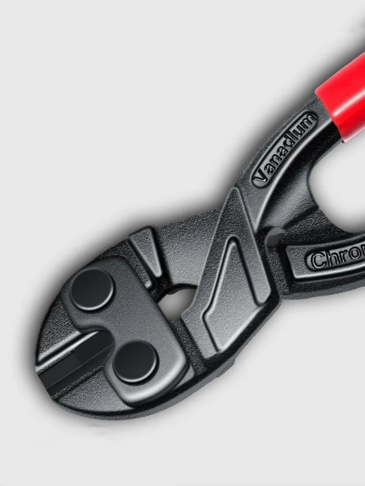 Heavy-Duty Bolt Cutter with Spring-Loaded Handles