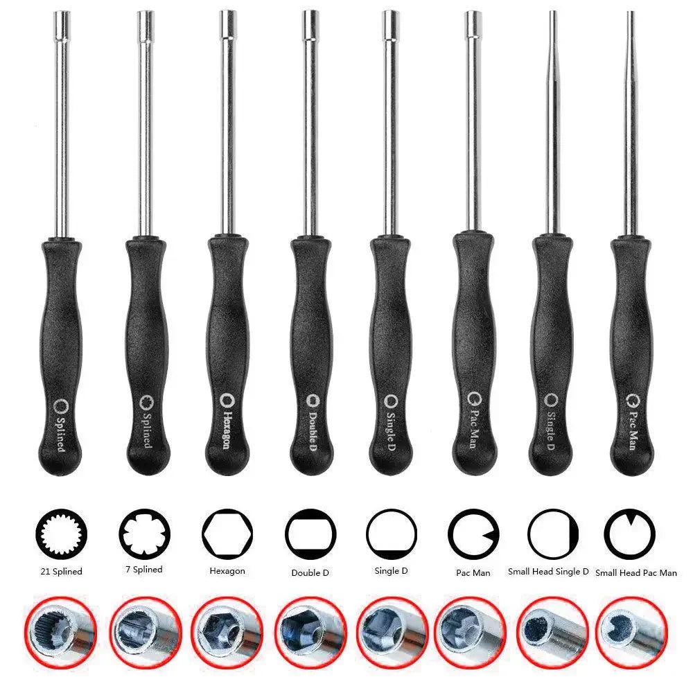 8-Piece Carburetor Adjustment Tool Set for Small Engines