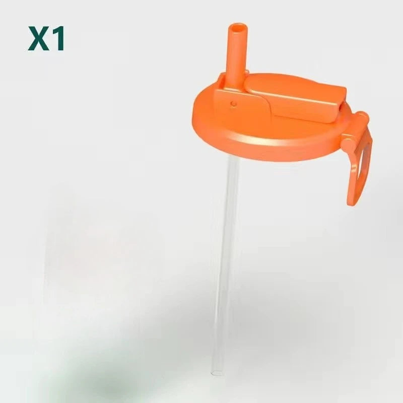 Reusable Silicone Soda Can Lid with Straw