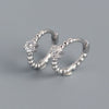 Cubic Zirconia Hoop Earrings