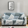 Floral Print Stretch Sofa Cover with Elastic Edge