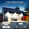 Solar-Powered LED Motion Sensor Wall Light