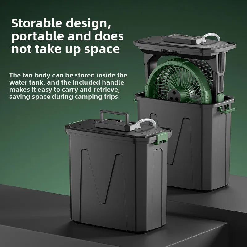 Ventilateur Brumisateurs Portable avec Grand Réservoir d'Eau et Batterie Rechargeable