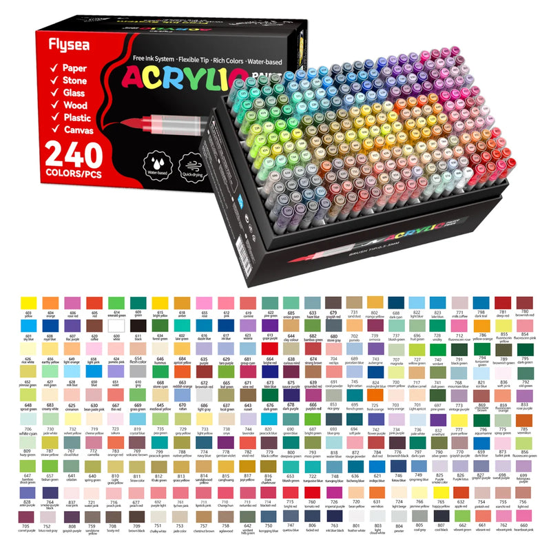 Acrylic Paint Brush Markers