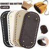 PU Leather Crochet Bag Base with Metal Feet