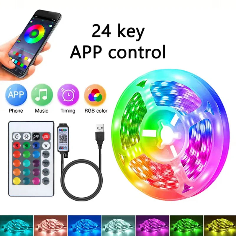 Bluetooth LED Strip Lights with Music Sync