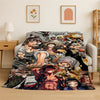 Anime Zoro Flannel Throw Blanket