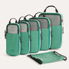 Compression Packing Cubes Set with Expandable Travel Organizers