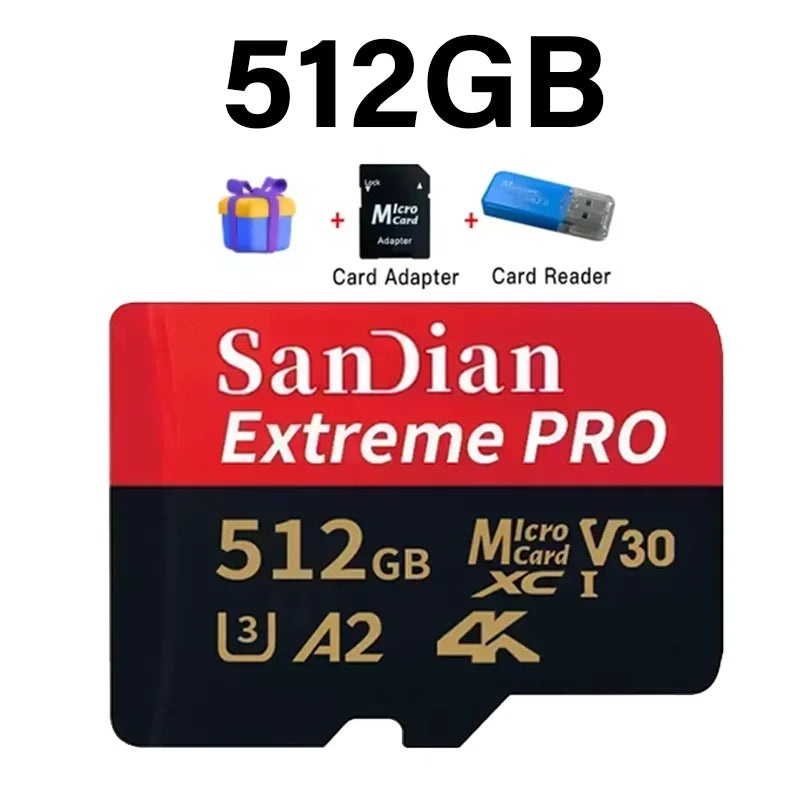 High-Speed TF/SD Memory Card for Phones, Tablets & Cameras