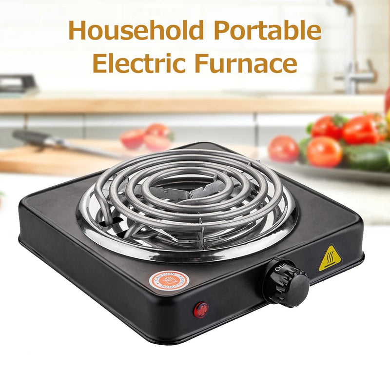 Portable Electric Hot Plate with Adjustable Temperature Control