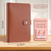 PU Leather Cash Envelope Budget Binder
