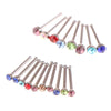 Rhinestone Nose Stud Set - 24-Piece Collection