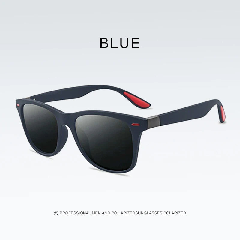 Retro Rectangle Sunglasses with UV400 Protection