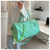 Crocodile Grain Large Capacity Travel Duffle Bag