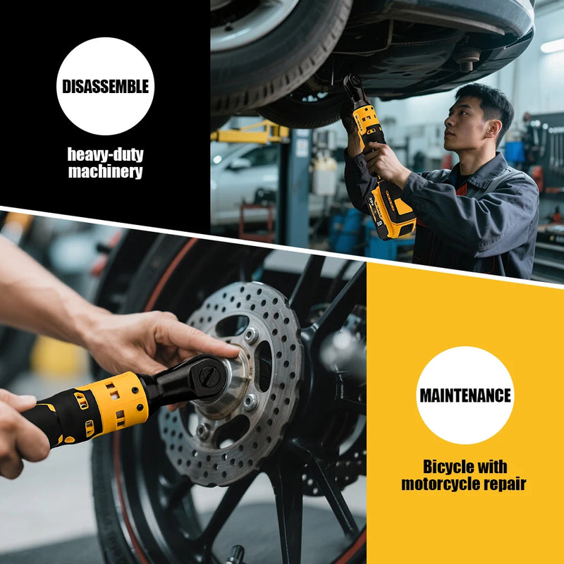 Cordless Right-Angle Impact Wrench - 20V Compatible