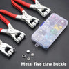 Metal Sewing Buttons with Installation Pliers (50-Piece Set)