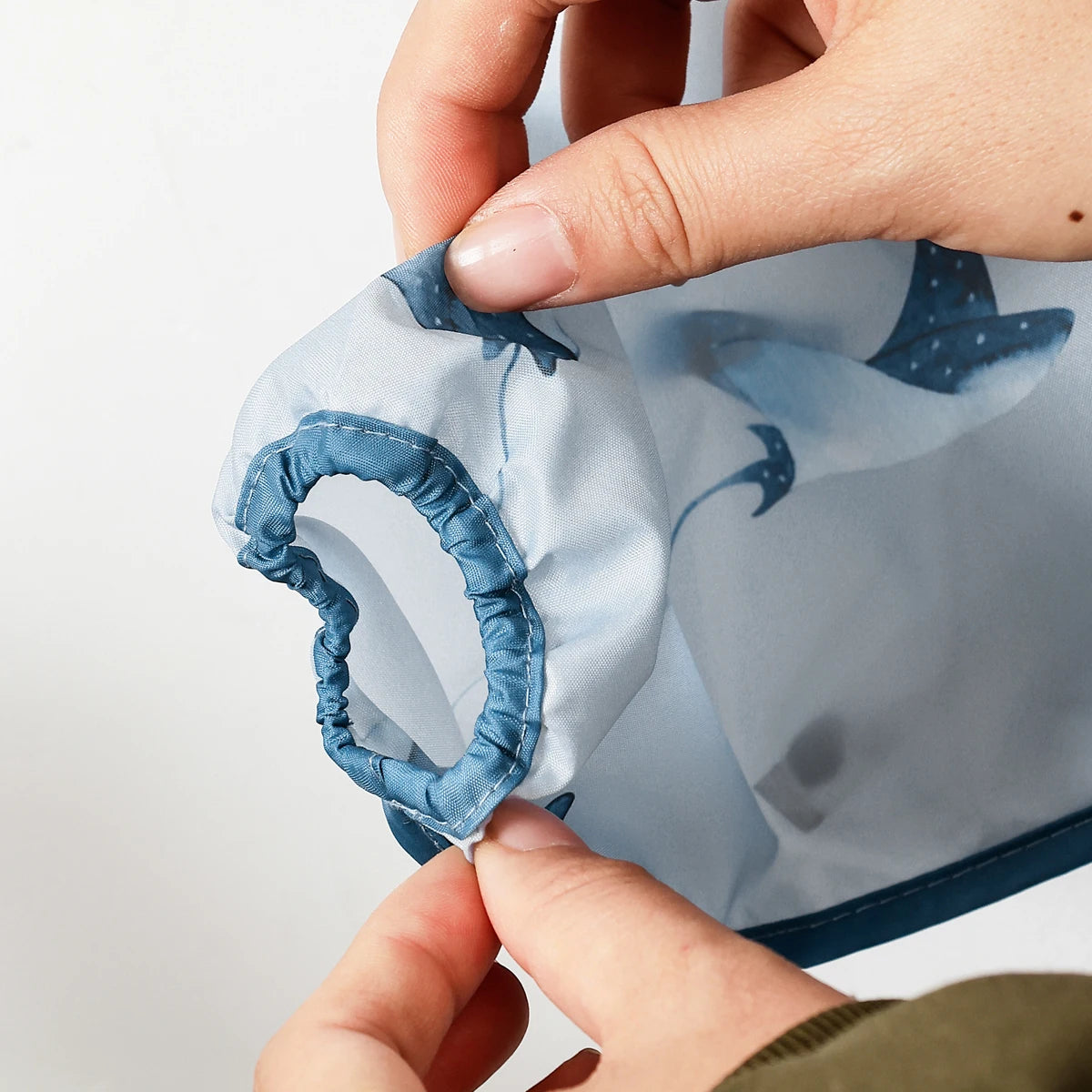 Waterproof Long-Sleeve Baby Bibs with Catch-All Pockets