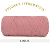 Thick Polyester Blend Yarn for Knitting & Crochet