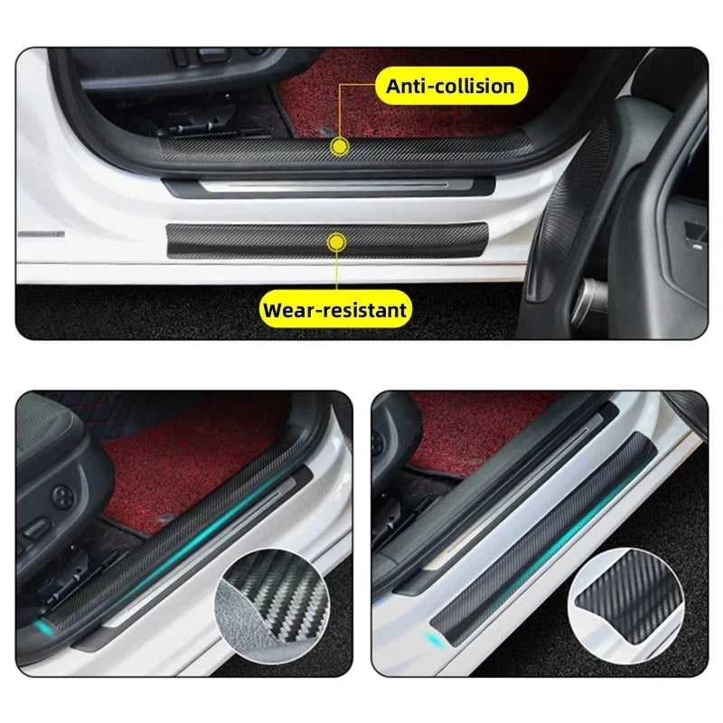 Nano Carbon Fiber Car Door Edge Protector Tape